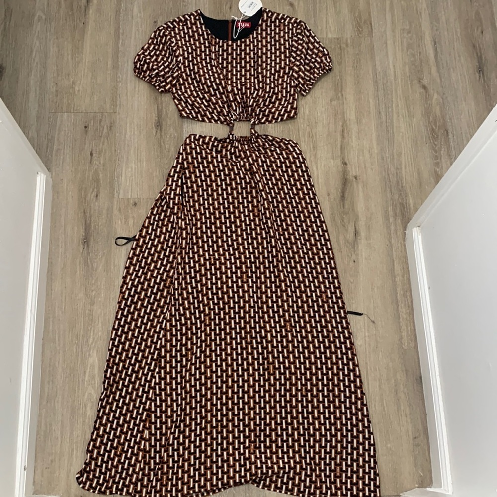 STAUD Cut Out Dress